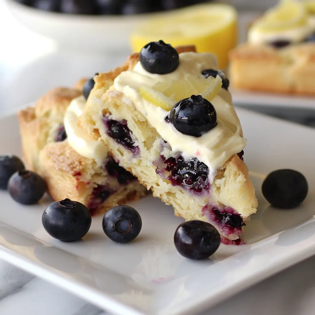 You are currently viewing Lemon Blueberry Scones