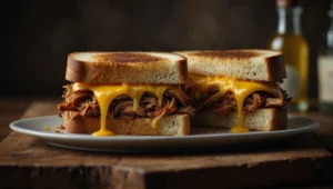 Pulled Pork Grilled Cheese Sandwich 2