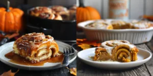 Pumpkin Pie Cinnamon Rolls