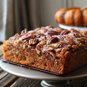 Pecan Pumpkin Coffee Cake