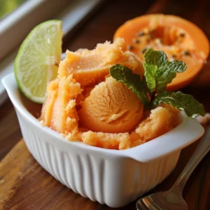 Read more about the article Papaya Lime Sorbet