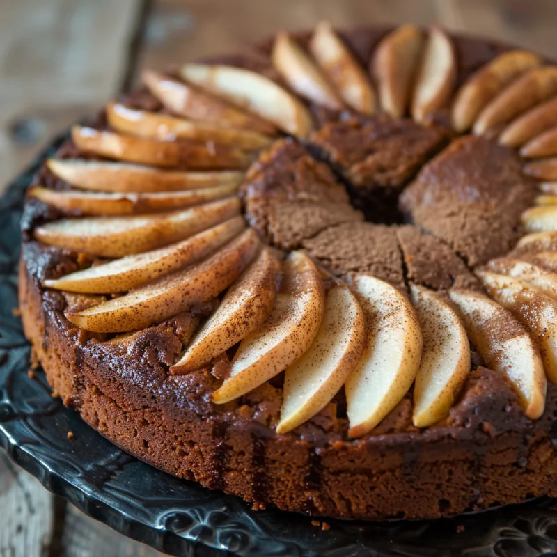 You are currently viewing Pear Gingerbread Cake