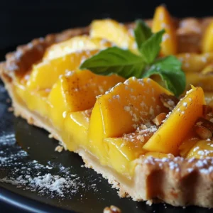 Read more about the article Spicy Mango Tart