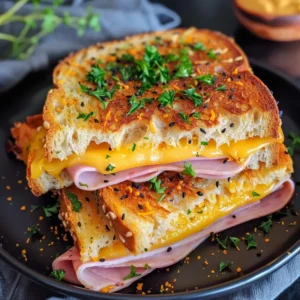 Read more about the article Air Fryer Grilled Ham and Cheese