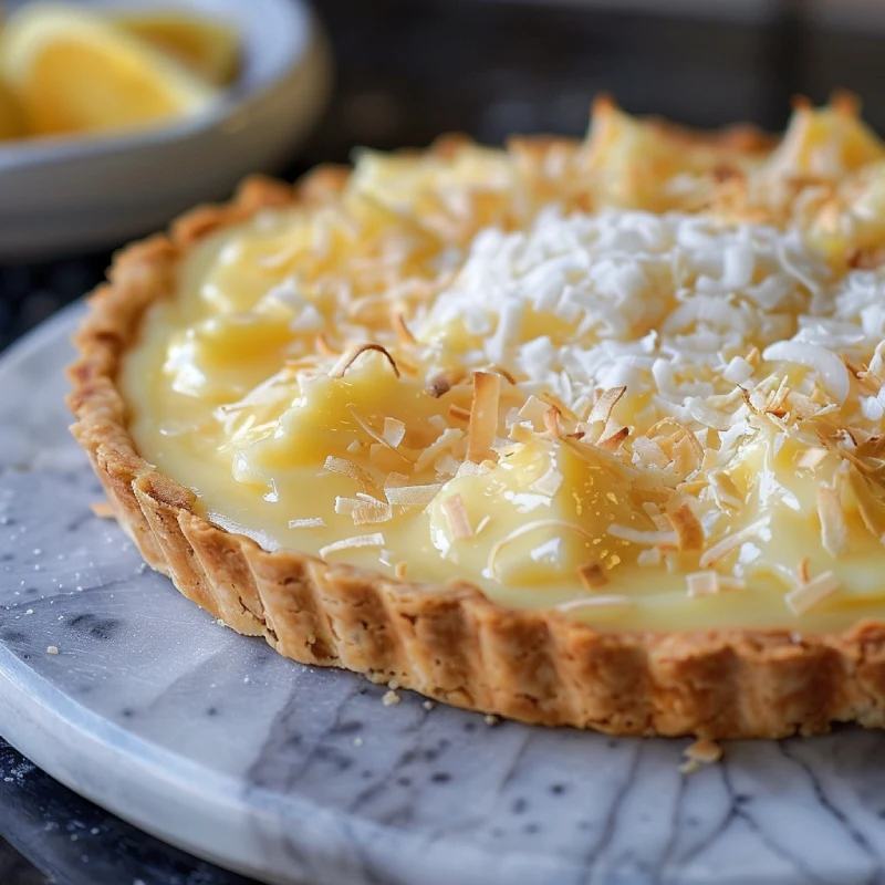 Read more about the article Coconut Yuzu Tart