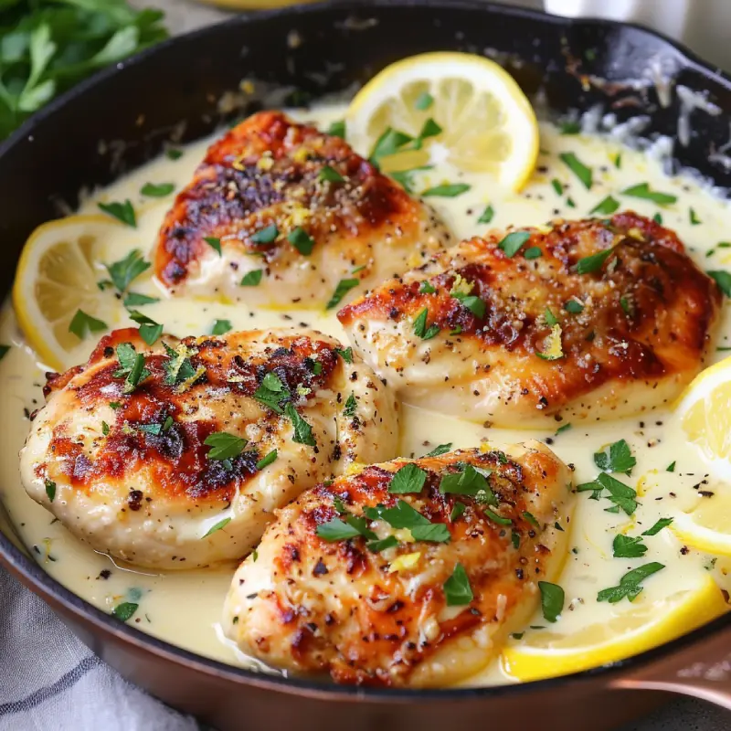 Read more about the article Creamy Lemon Parmesan Chicken