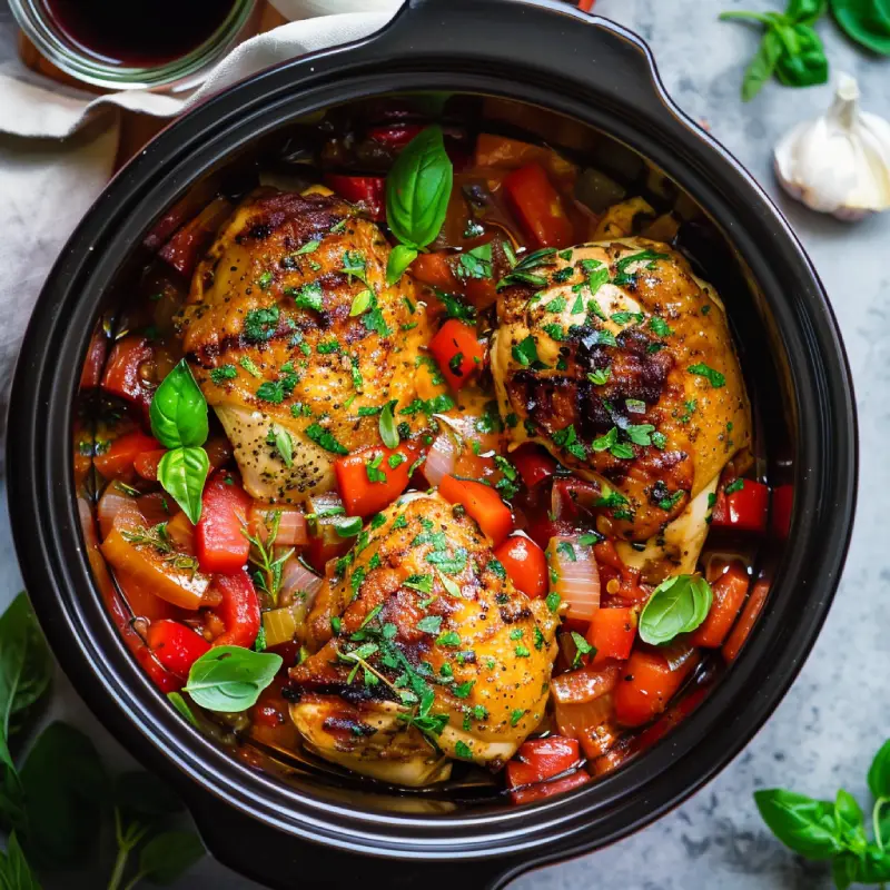 You are currently viewing Crockpot Italian Chicken