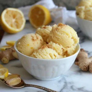 Read more about the article Ginger Lemon Sorbet