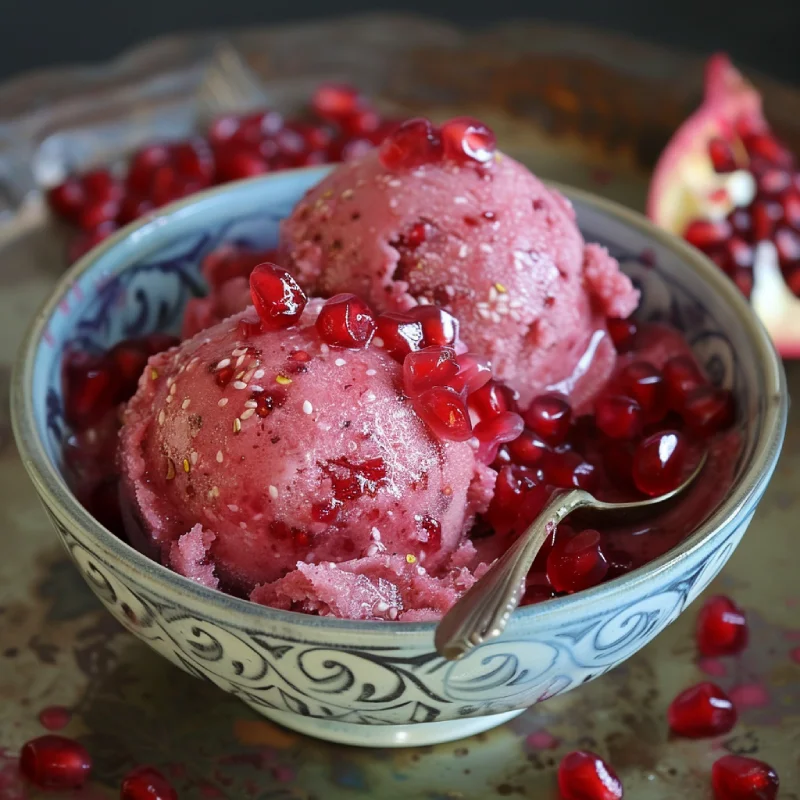 You are currently viewing Hibiscus Pomegranate Sorbet