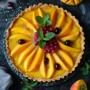 Read more about the article Passionfruit Mango Tart