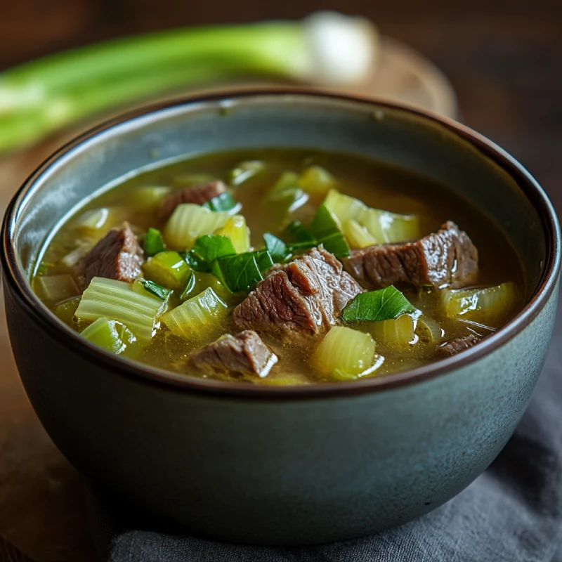 Read more about the article Delicious Leek and Beef Soup Recipe – Easy and Nutritious