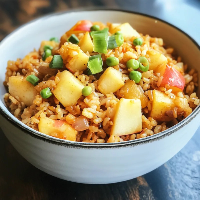 You are currently viewing curry apple and deep fried rice recipe