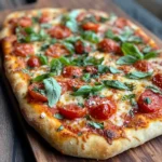 Pizza dough recipe using 00 flour whole tomatoes and chimichurri