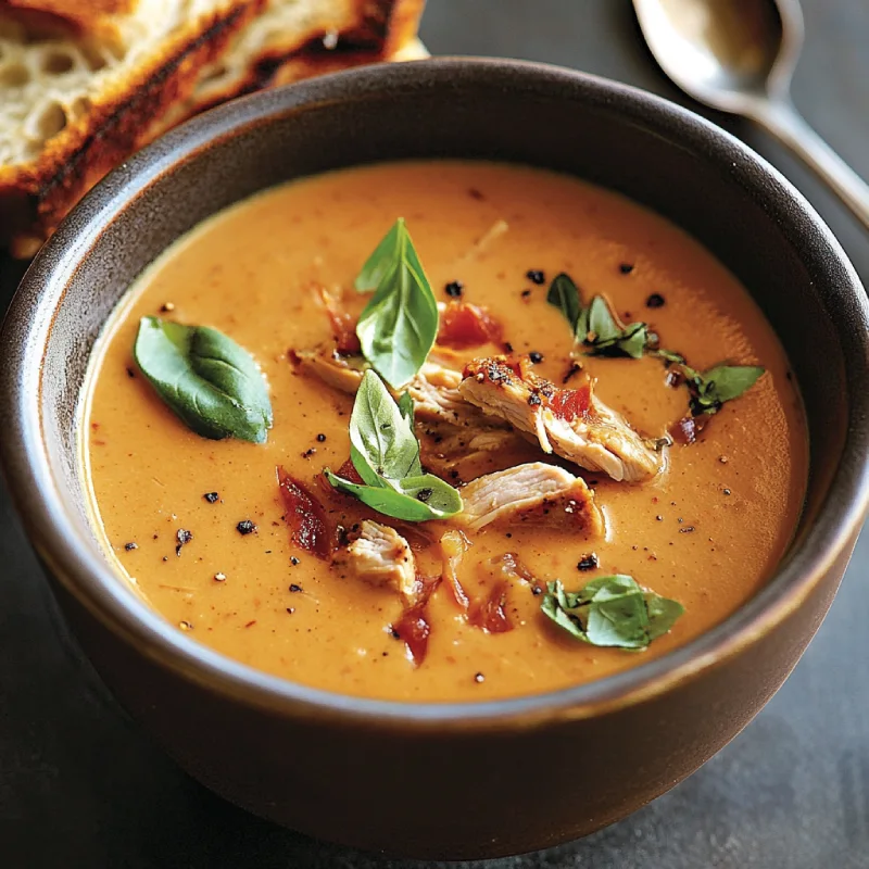 Read more about the article smoky chicken tomato bisque recipe