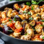 Eggplant chicken keto recipe