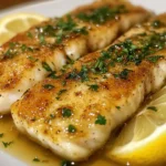 Pan-Fried Fish with Lemon Butter Sauce