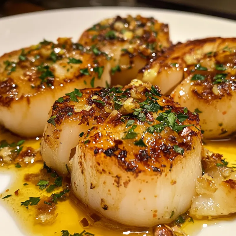 garlic butter lobster and scallops recipe